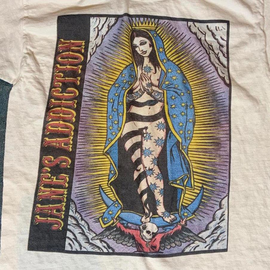 Janes Addiction Preowned Medium White Shirt